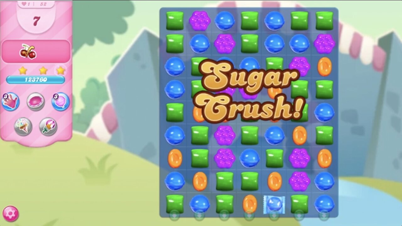 Candy Crush Saga | Level 52 | NO BOOSTERS | 3 STARS | PASSED ON FIRST TRY! | 1802420 🦄