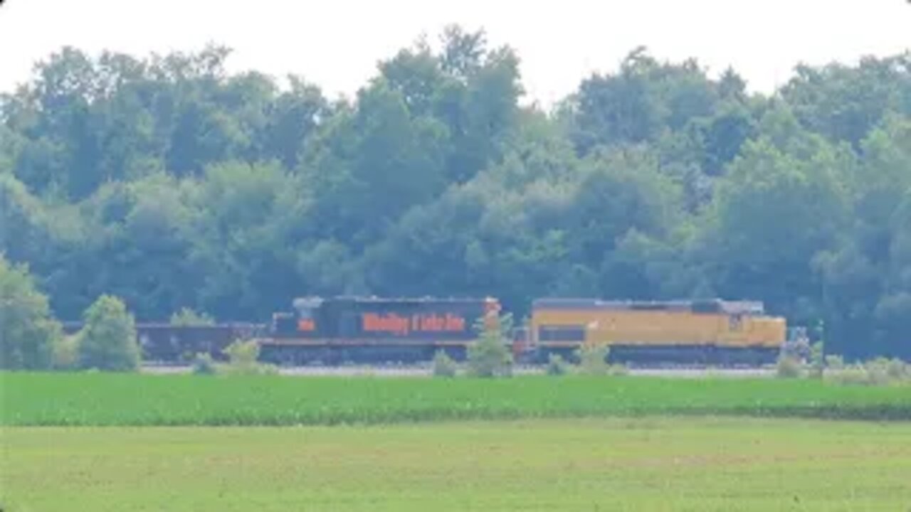 Wheeling & Lake Erie Mixed Freight Train From Sterling, Ohio July 3, 2021