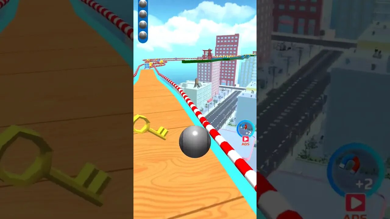 Sky Rolling ball #shorts #mobilegames #gaming