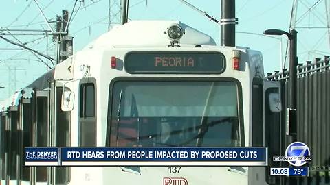 Aurora residents upset with proposed cuts to R Line services