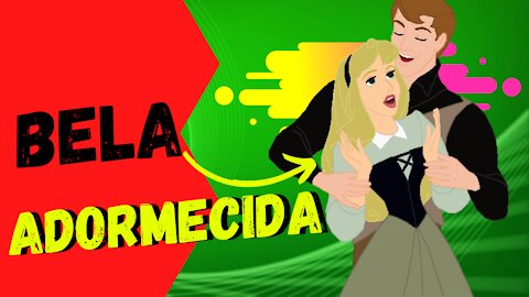 Linda história de amor - história da bela adormecida em português