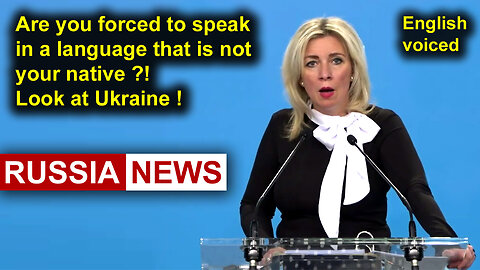 Are you forced to speak in a language that is not your native?! Look at Ukraine!