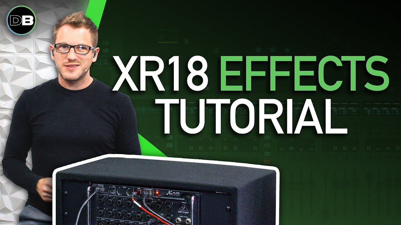 Using Insert Effects on the Behringer XR18 - Behringer XR18 Effects Tutorial