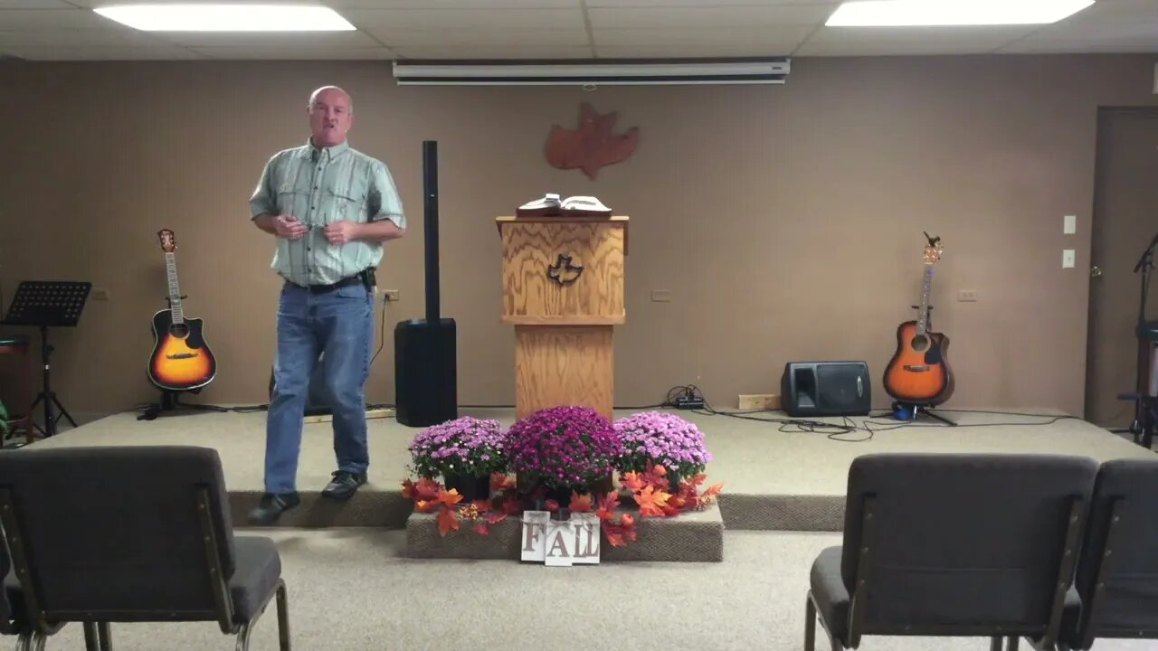 John 5 18 30 Sunday Teaching 9 25 2022 Pastor Greg Tyra MOV