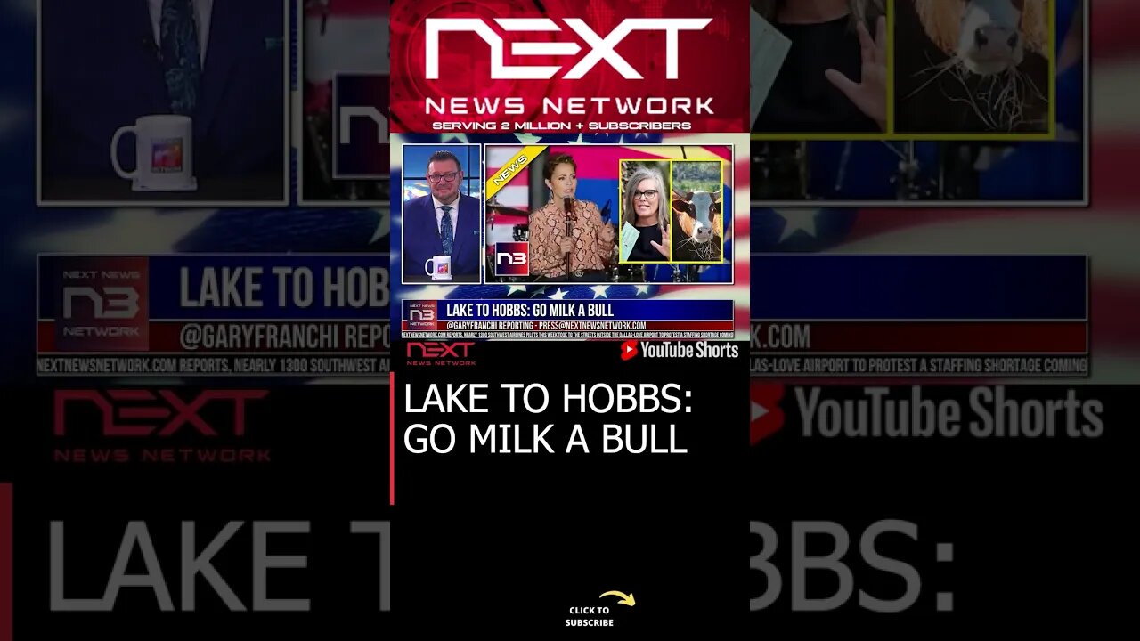 LAKE TO HOBBS: GO MILK A BULL #shorts