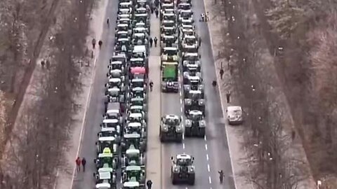 Farmers in Berlin protest against raising Taxes and Diesel Prices!!!