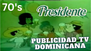 Cerveza Presidente - PUBLICIDAD TV DOMINICANA - Baile Pisao (70s)