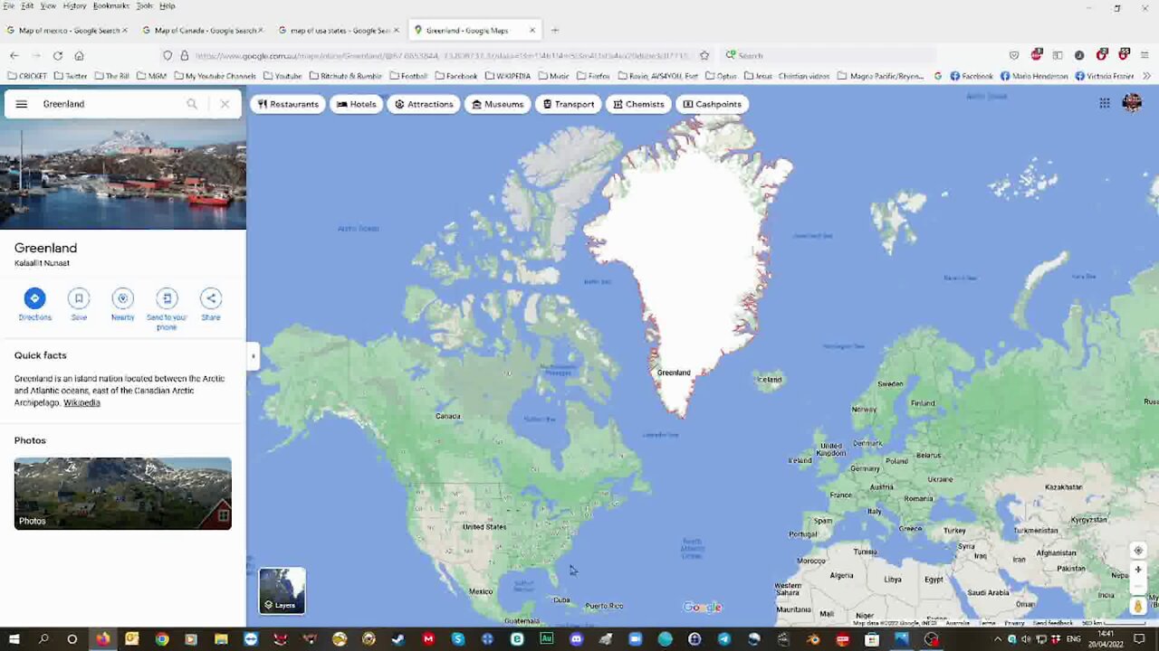 What If Canada USA Mexico and Greenland became the United States of North America