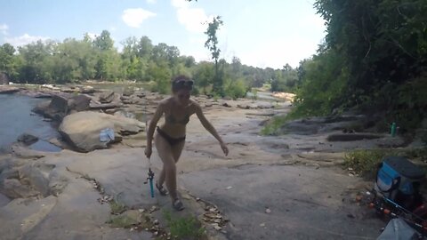 Redhead hiking video