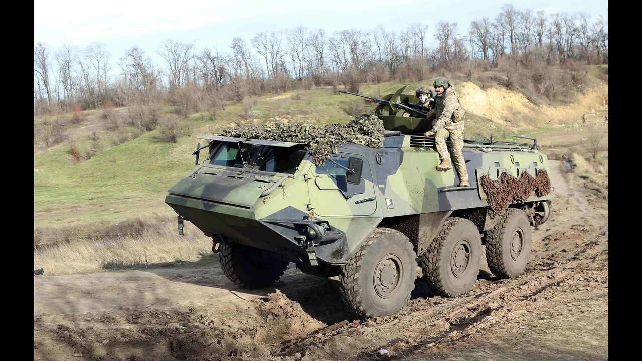 Rusos destruyen vechiculo Sisu Xa-180 de la OTAN/Ucrania