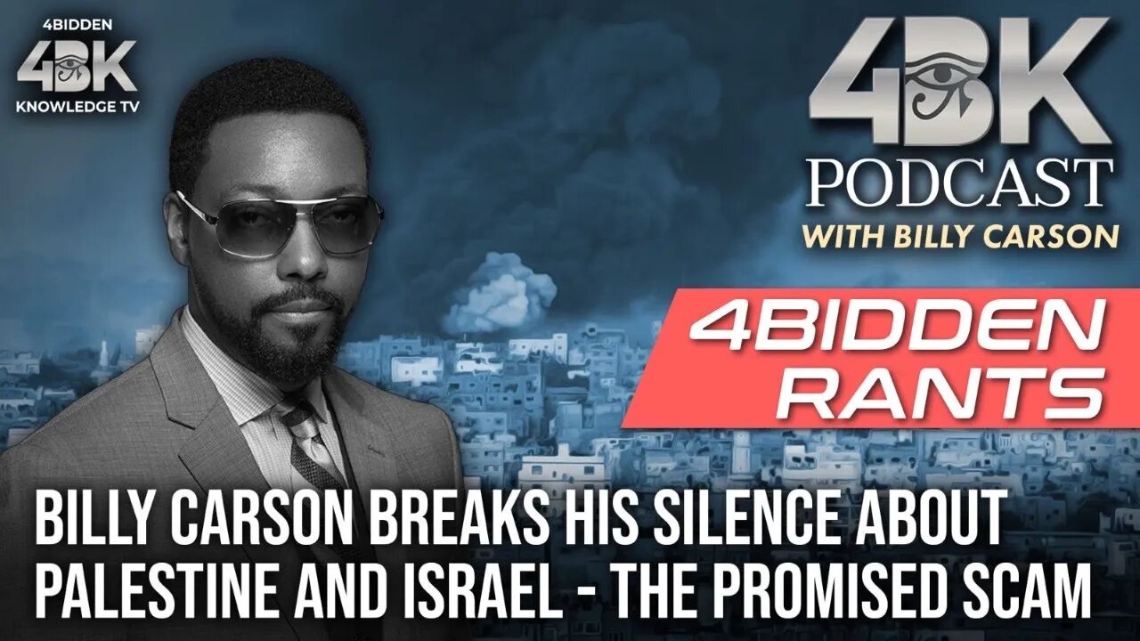 Billy Carson Breaks His Silence About Israel & Palestine: The Promised Scam