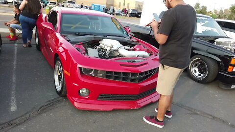 Arizona Car Show Scene With Modded Kulture In Phoenix