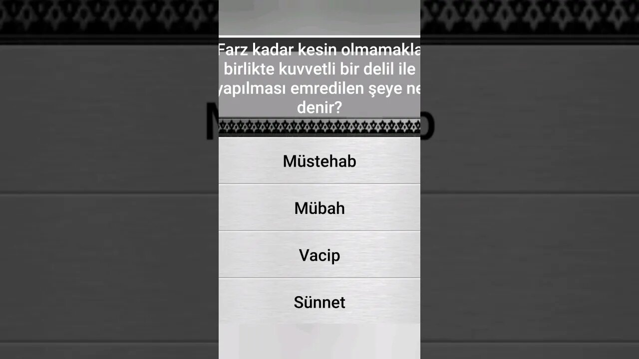 #yarışma #bilgi İSLÂMÎ BİLGİ YARIŞMASI