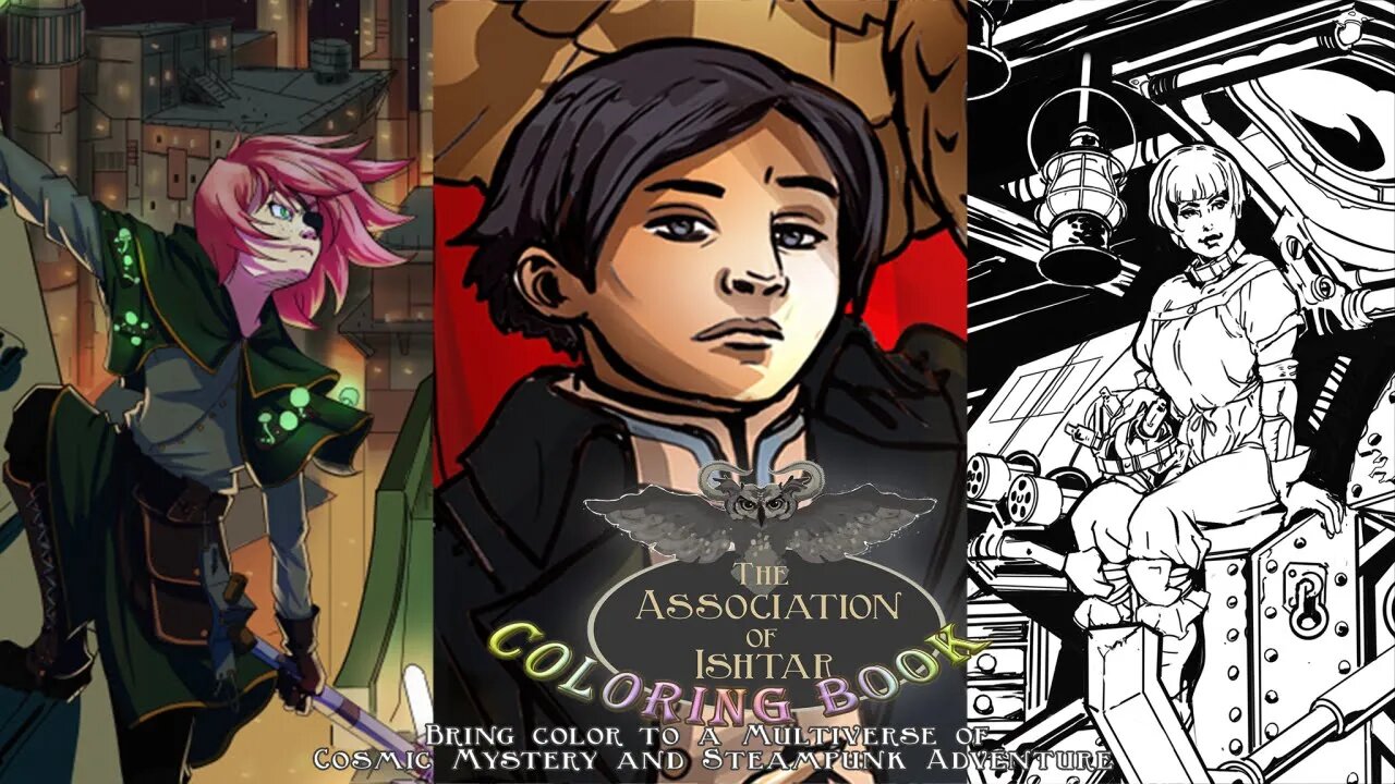 Color the Multiverse! A Steampunk Kickstarter.