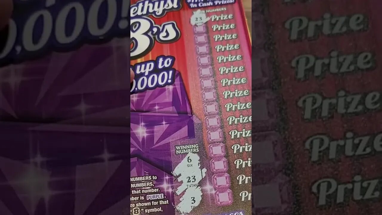 Winning Scratch Card Ticket! #lottery