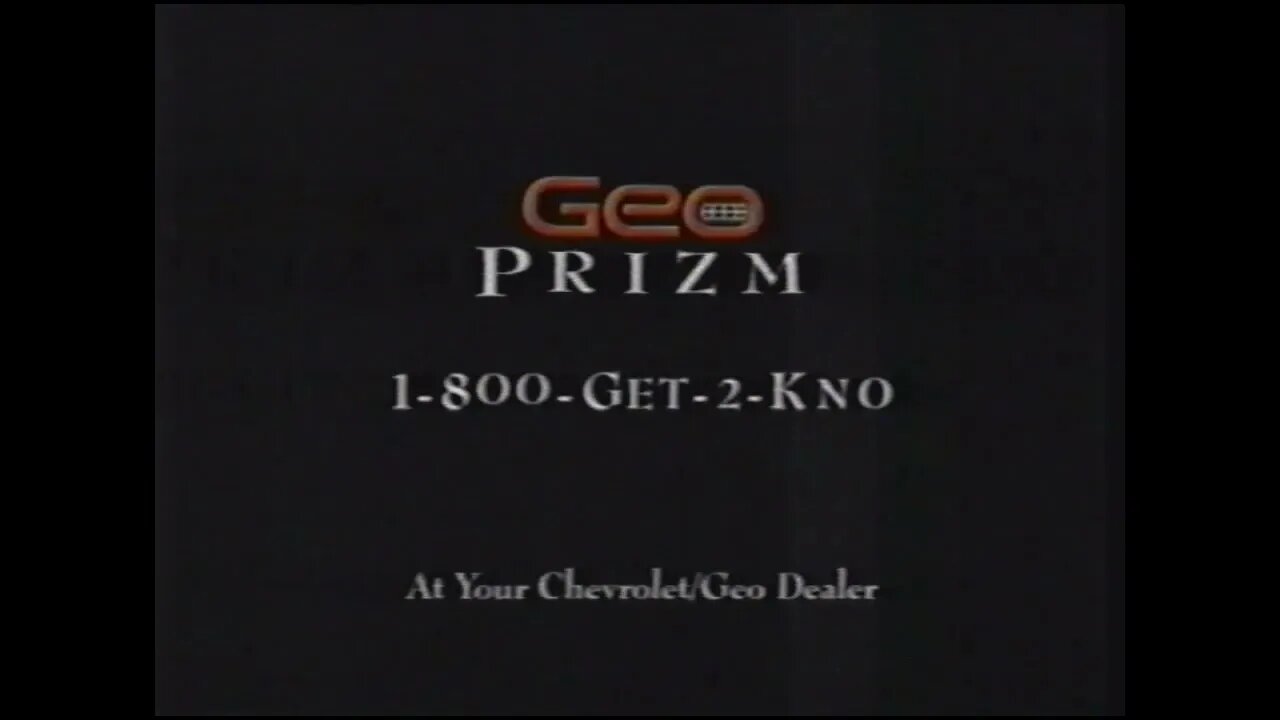 Geo Prizm Commercial - Beautiful Interior, even when completely wrecked