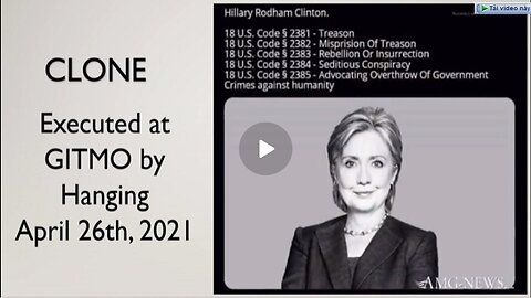 The TRIBUNAL Of Hillary Clinton At GITMO... - Dec 6.