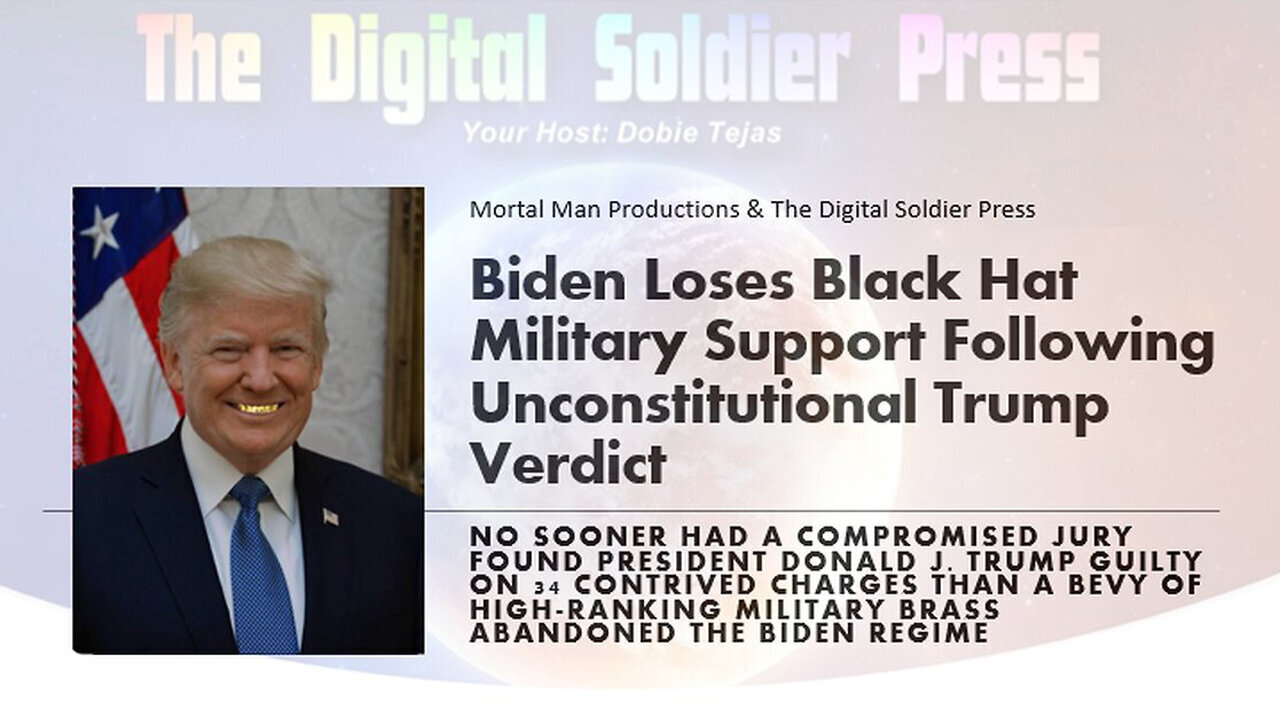 Biden Loses Black Hat Military Support - 6/3/24..