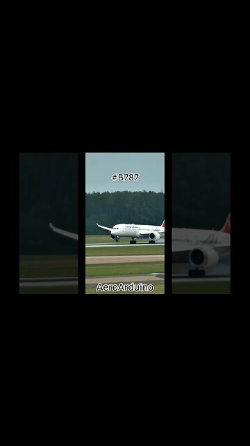 Watch Amazing Turkish #B787 Smooth Landing #Aviation #Fly #AeroArduino