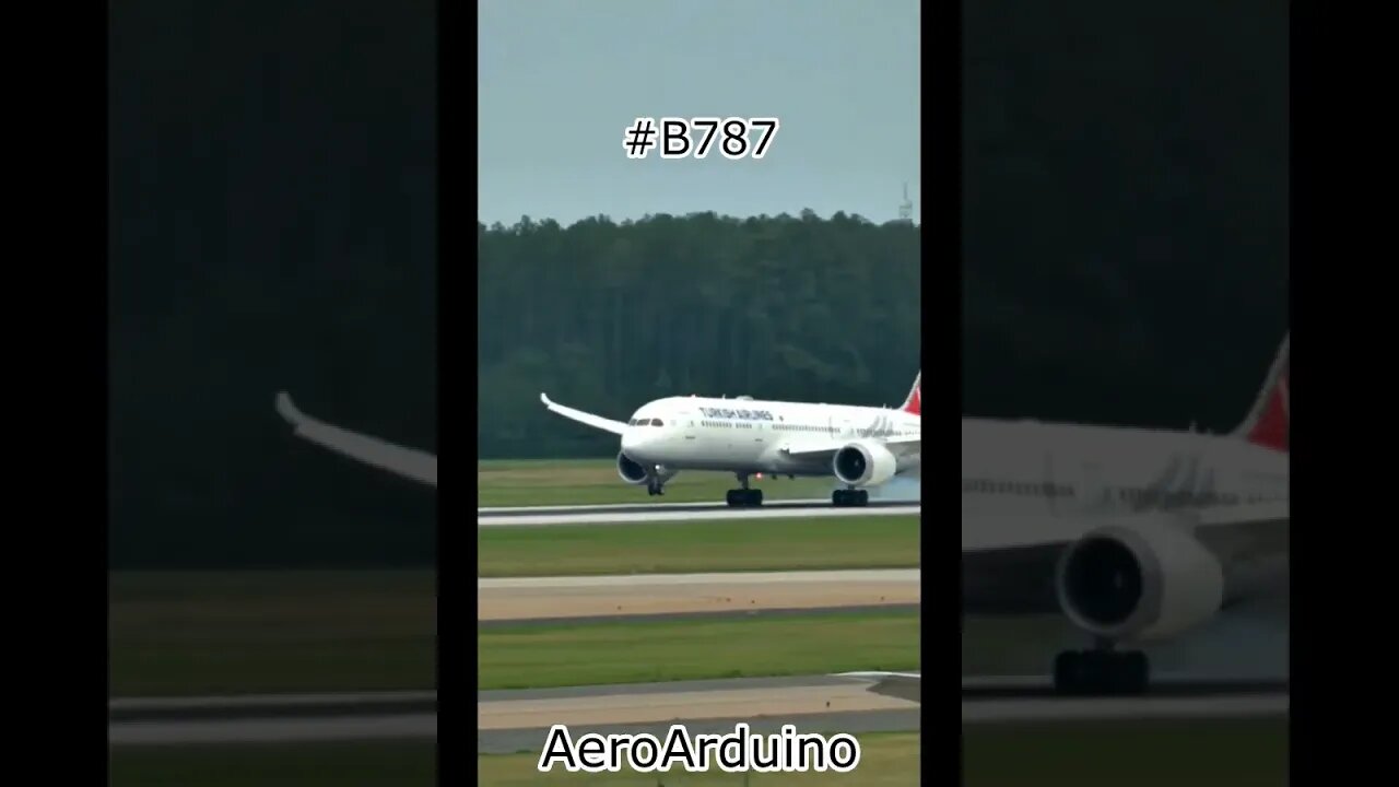 Watch Amazing Turkish #B787 Smooth Landing #Aviation #Fly #AeroArduino