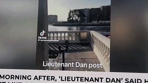 Lieutenant Dan Survived Hurricane Milton, On His Boat