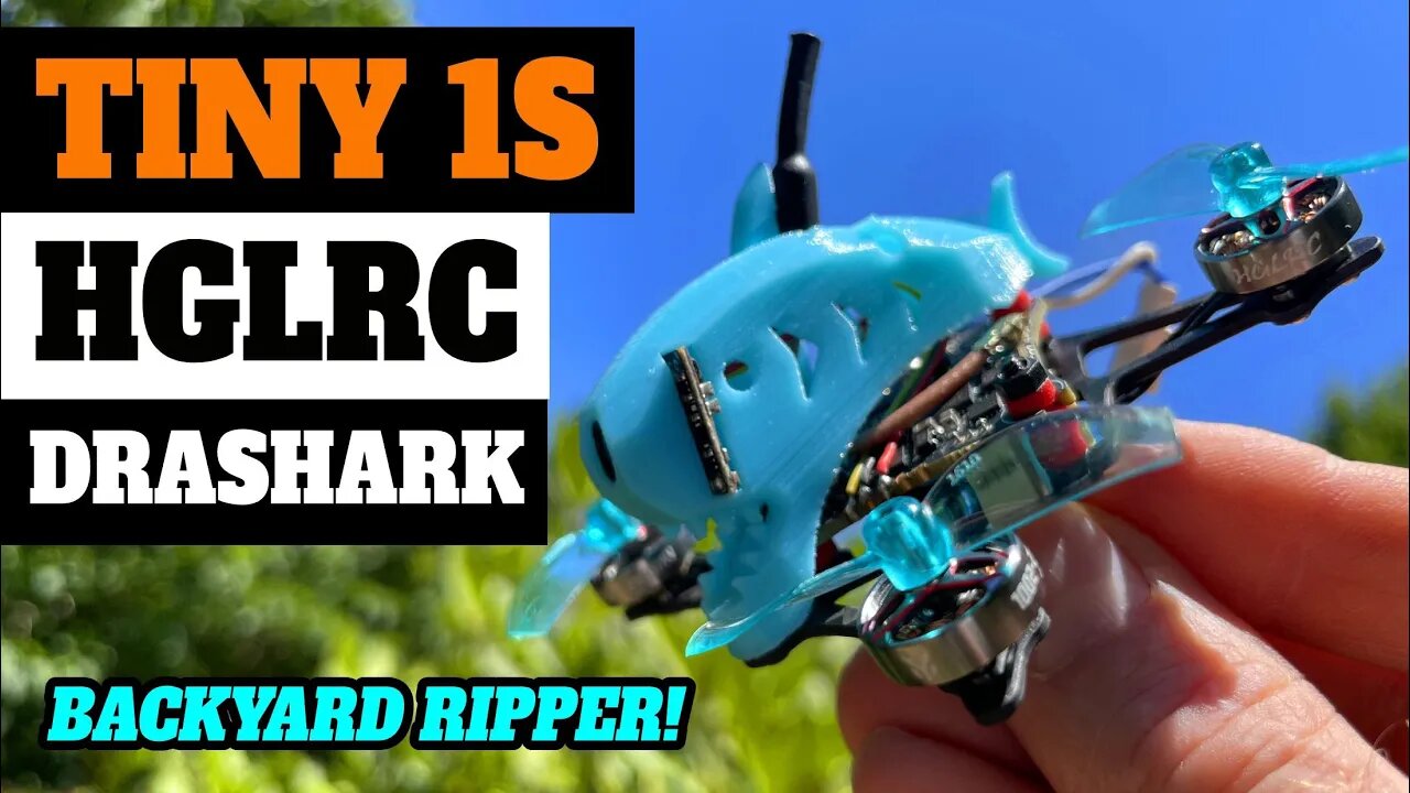 Backyard Ripper!!! - HGLRC Drashark aka Babyshark 16 1S Micro Brushless - Review & Flights