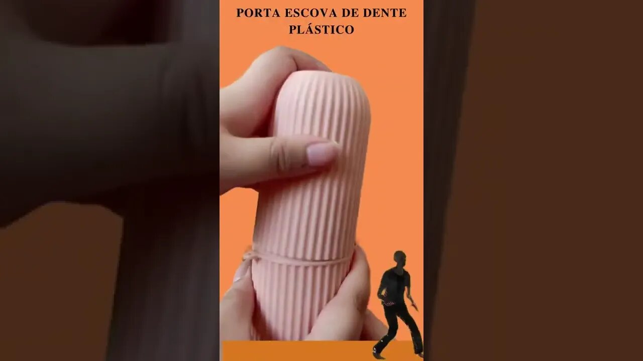 Estojo Porta Escova De Dente Plástico Viagem Bolsa Escola