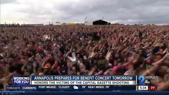 'Annapolis Rising' benefit concert for Capital Gazette shooting victims underway