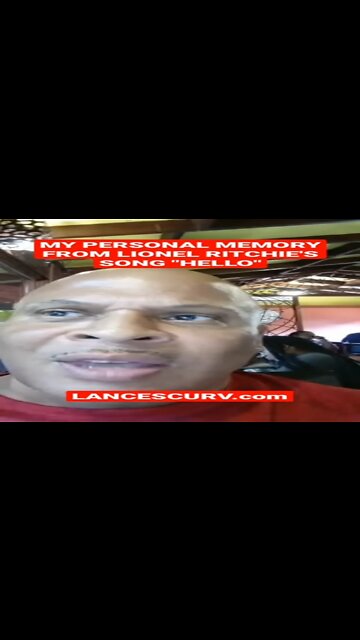 MY PERSONAL MEMORY OF LIONEL RITCHIE'S SONG "HELLO! IS IT ME YOU'RE LOOKING FOR?"