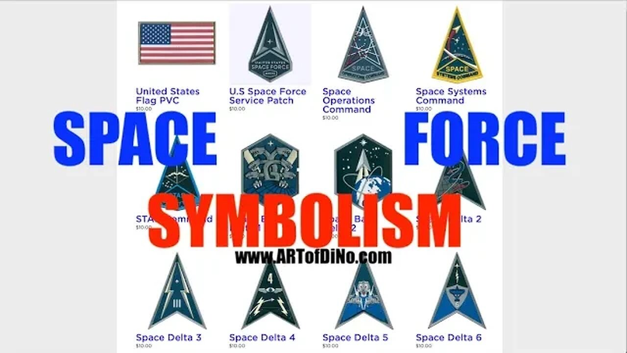 SPACE FORCE SYMBOLISM - a Collection of Patches and Theories as to WTF is happening with "SPACE"...