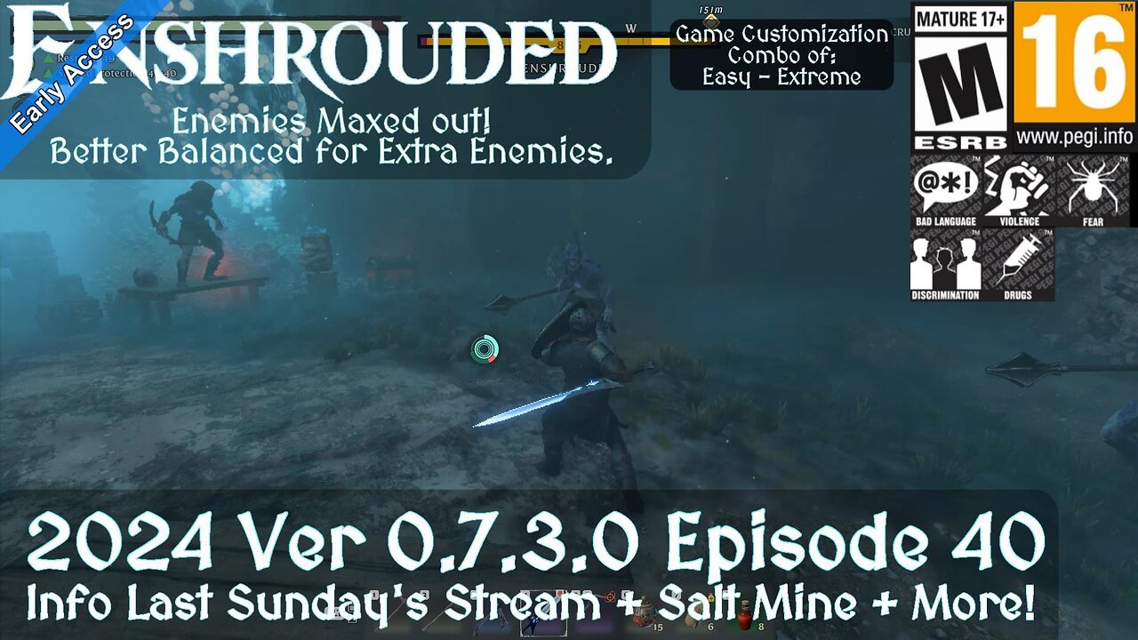 Enshrouded (2024 Episode 40) Info Last Sunday's Stream + Salt Mine + More!