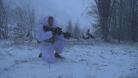 U.S. Paratroopers Conduct Integrated Familiarization Training - Exercise Steel Blizzard