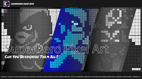 Superhero Pixel Art