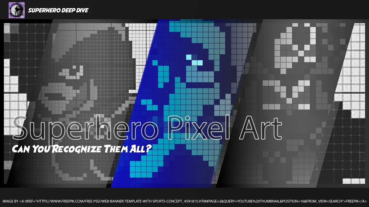 Superhero Pixel Art