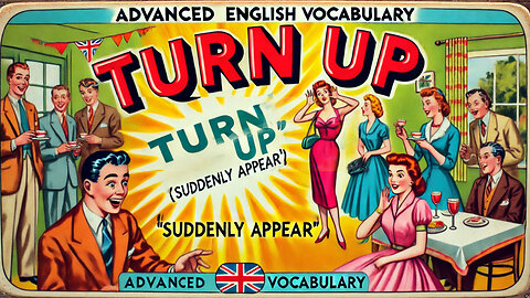 Vocabulary and Pronunciation "TURN UP" Advanced English