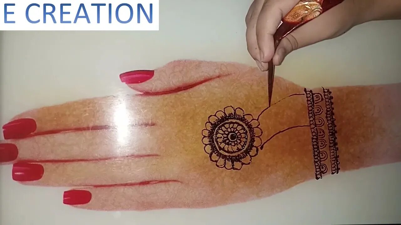 mehndi design for beginner