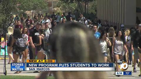 Program puts CSU students to work in San Marcos