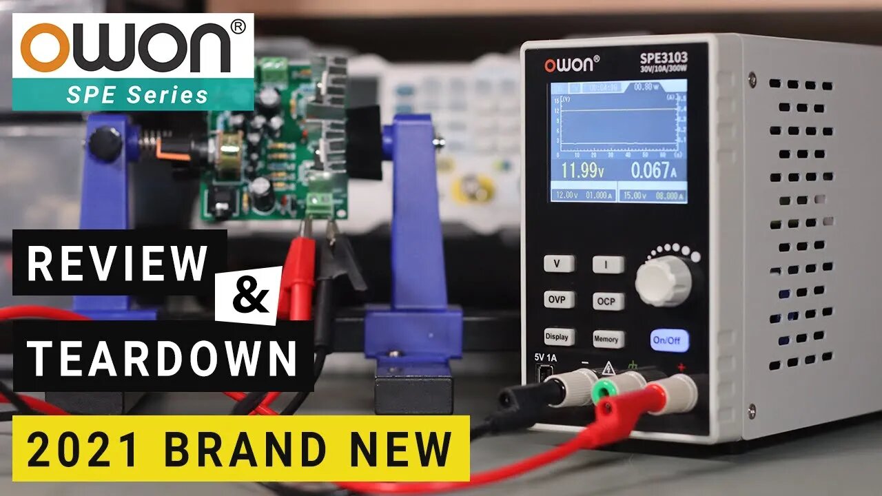 [BRAND NEW 2021] Owon SPE Series - Power Supply ⭐ Review & Teardown!