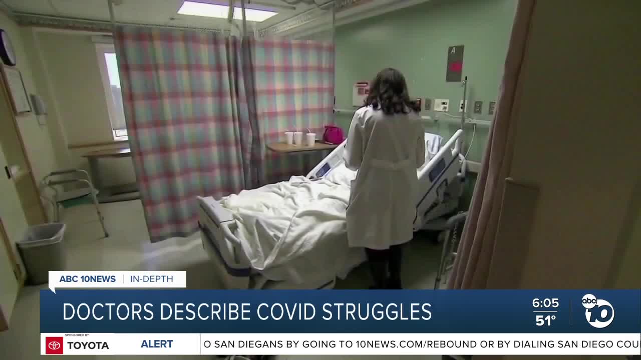 In-Depth: San Diego frontline hospital doctors describe the COVID surge in their own words