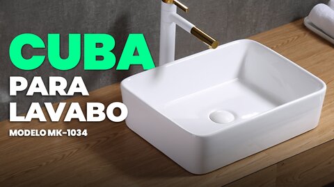 LINDA Cuba de Apoio em Cerâmica para Lavabo - Mod.1034 Lenharo Mega Store