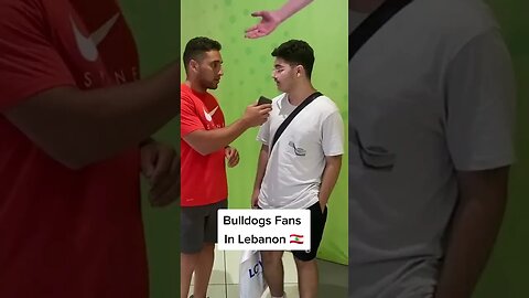 Bulldogs Fans In LEBANON 🇱🇧 #nrl