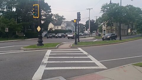 a little fender-bender on Blue Hill Ave country Heights