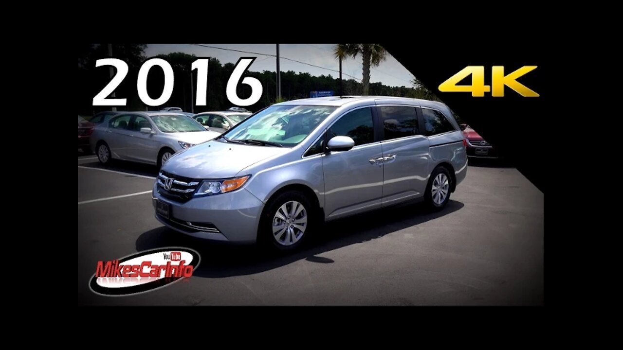 2016 Honda Odyssey EX-L - Ultimate In-Depth Look in 4K