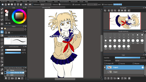 drawing himiko toga in medibang :)
