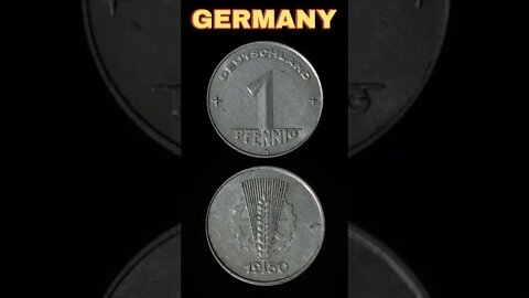 Germany 1 Pfennig 1950.#shorts #coinnotesz