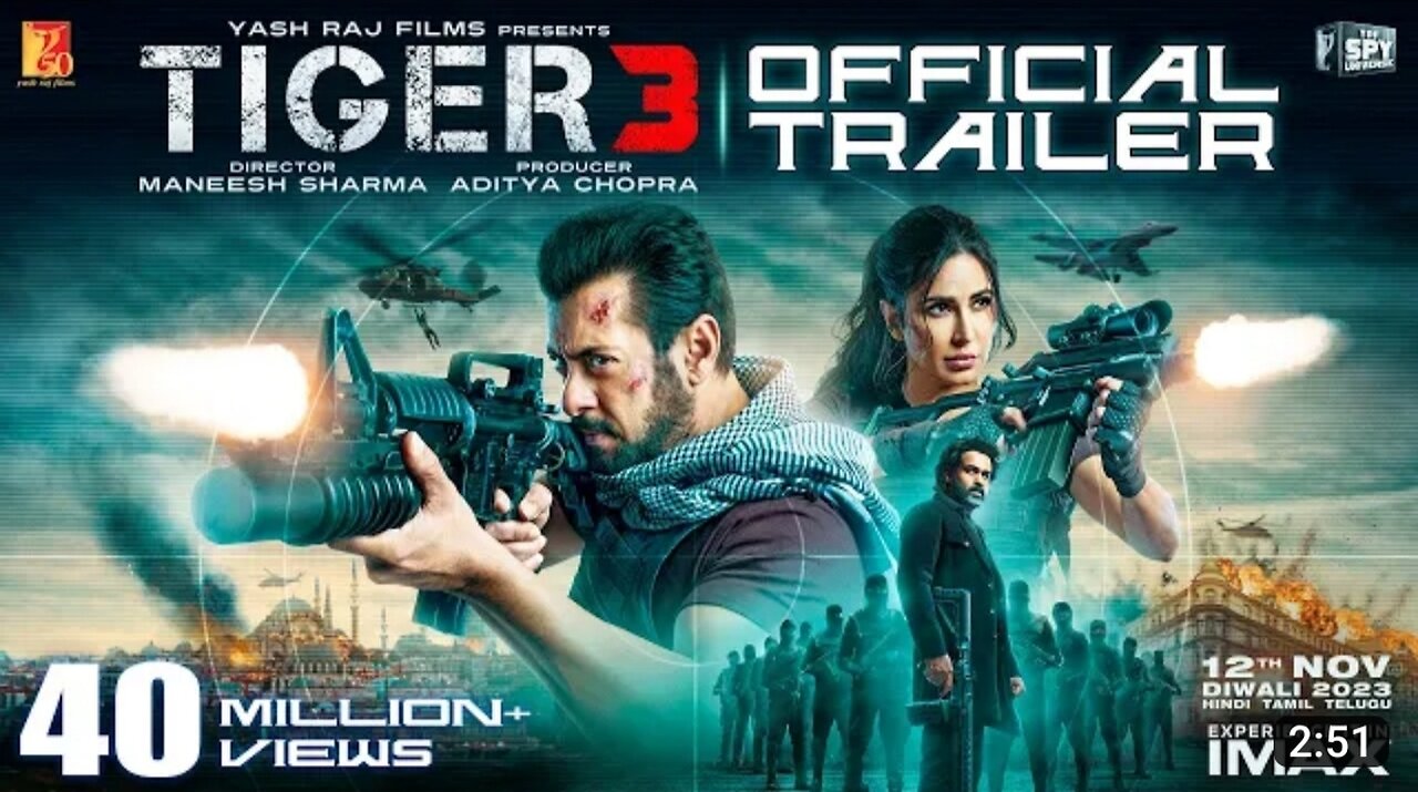 Tiger 3 Trailer _ Salman Khan, Katrina Kaif, Emraan Hashmi _ Maneesh Sharma