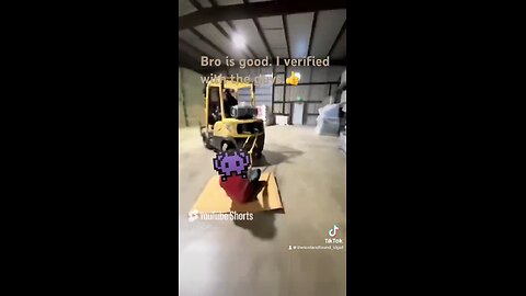 Forklift stupidity, osha not approved. #music #automobile #funny #forklift #picknpull #carhop