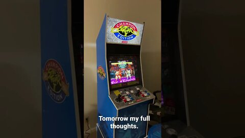 Big Blue Arcade1up my full analysis tomorrow.