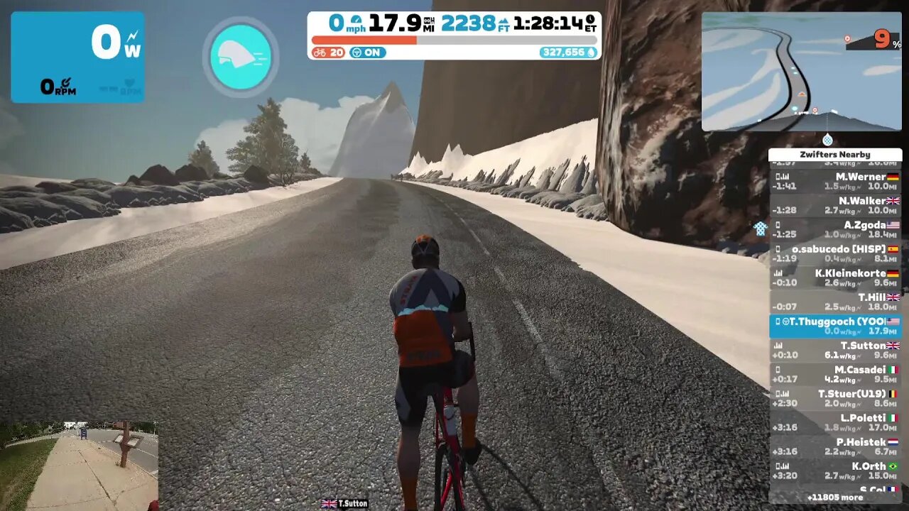 Zwift - Climber's Gambit in Watopia + MUZIC