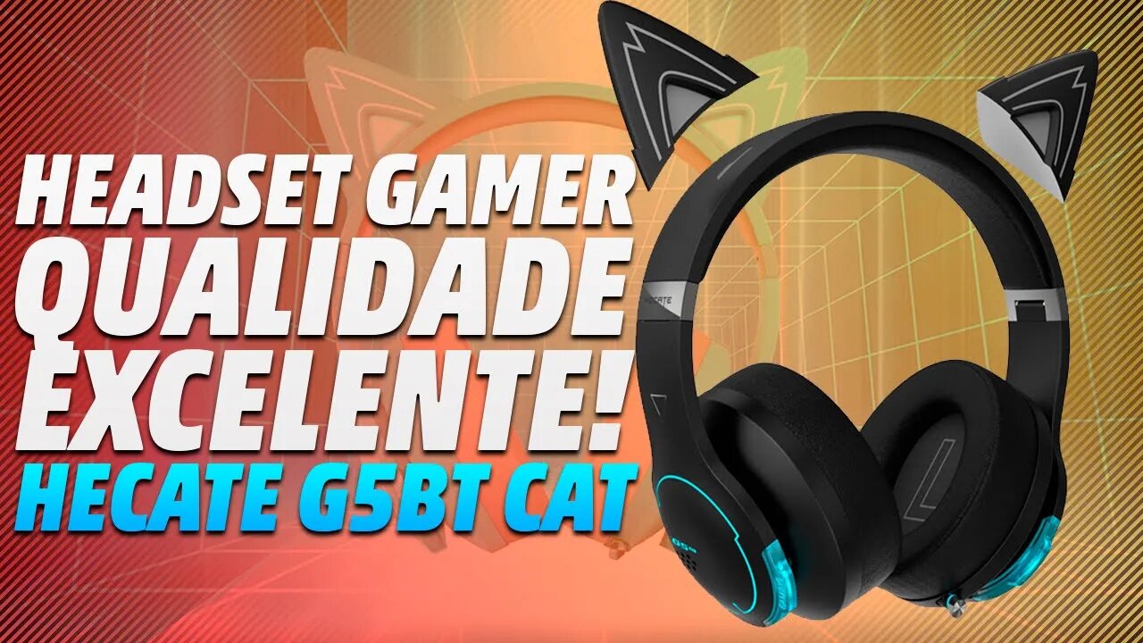 O MELHOR HEADSET GAMER QUE JÁ USEI! Bzfuture EDIFIER HECATE G5BT cat | Análise/Review